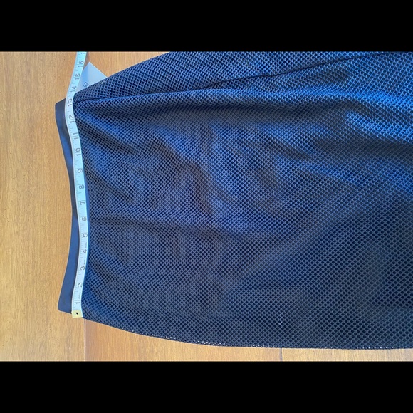 NWT ASOS Black Mesh Sheer Long Skirt - Picture 6 of 9